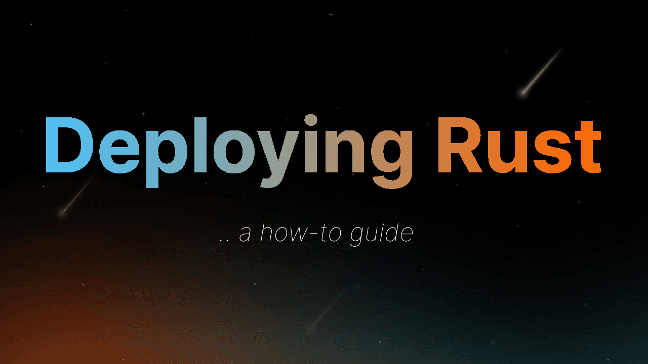 Deploying Rust Web Applications - Complete Guide